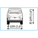 1965 Fiat 500 Abarth 595 brick model car - Cobi-24524 - 70 bricks car Cobi
