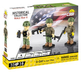6 June 1944 D-Day US Troops figures - COBI 2058 - 33 bricks Other Military Cobi