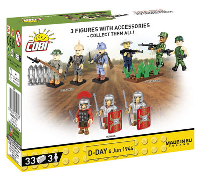 6 June 1944 D-Day US Troops figures - COBI 2058 - 33 bricks Other Military Cobi