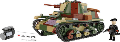 7TP Light Tank brick model - COBI 2661 - 669 bricks Tank Cobi