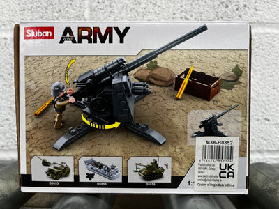 88mm Flak Anti Tank Gun brick model - Sluban M38-B0852 - 115 bricks Tank SLUBAN