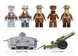 A7V brick tank model - Sluban M38-B1295 - 506 bricks Tank SLUBAN