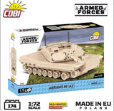 Abrams M1A2 brick tank model - COBI 3106 - 168 bricks Tank Cobi
