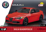 Alfa Romeo Gulia Quadrifoglio brick model car.- COBI 24604 - 90 bricks car COBI