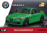 Alfa Romeo Gulia Quadrifoglio brick model car.- COBI 24605 - 90 bricks car COBI