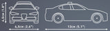Alfa Romeo Gulia Quadrifoglio brick model police car.- COBI 24606 - 90 bricks car COBI