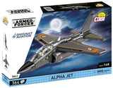 Alpha Jet French Air Force brick plane model - COBI 5842 - 364 bricks Planes Cobi