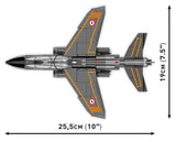 Alpha Jet French Air Force brick plane model - COBI 5842 - 364 bricks Planes Cobi