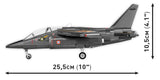Alpha Jet French Air Force brick plane model - COBI 5842 - 364 bricks Planes Cobi