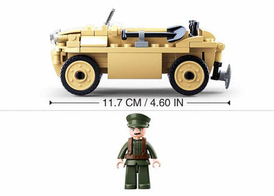 Amphibious vehicle brick model - Sluban M38-B0690 - 103 bricks Tank SLUBAN