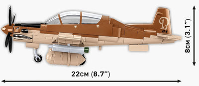 AT-6 Wolverine brick plane model - COBI 5905 - 262 bricks Planes Cobi