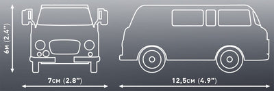 Barkas B1000 brick model van - COBI 24600 - 147 bricks car COBI