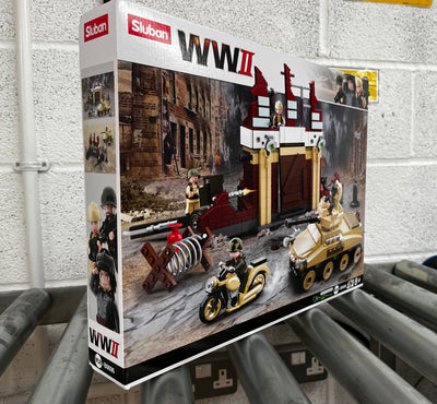Battle of Stalingrad brick tank model - Sluban M38-B0696 - 479 bricks Tank SLUBAN