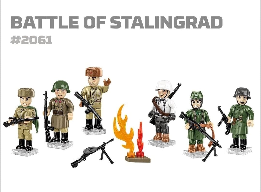 Battle of Stalingrad figures - COBI 2061 - 76 bricks – BRICKTANKS