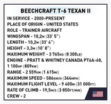 Beechcraft T-6 Texan II brick plane model - COBI 26624 - 192 bricks Planes Cobi