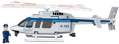 Bell 407 Policja helicopter brick model - COBI 26628 - 217 bricks Planes Cobi