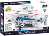 Bell 407 Policja helicopter brick model - COBI 26628 - 217 bricks Planes Cobi
