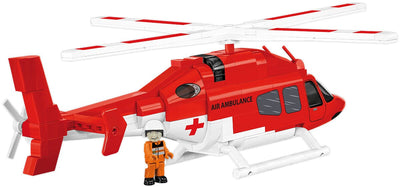 Bell 429 Air Ambulance helicopter brick model - COBI 26629 - 248 bricks Planes Cobi