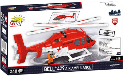 Bell 429 Air Ambulance helicopter brick model - COBI 26629 - 248 bricks Planes Cobi