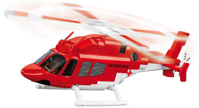 Bell 429 Air Ambulance helicopter brick model - COBI 26629 - 248 bricks Planes Cobi