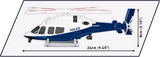 Bell 429 police helicopter brick model - COBI 26630 - 254 bricks Planes Cobi