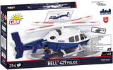 Bell 429 police helicopter brick model - COBI 26630 - 254 bricks Planes Cobi