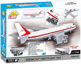 Boeing 747 First Flight 1969 brick plane model - COBI 26609 - 1051 bricks Planes COBI
