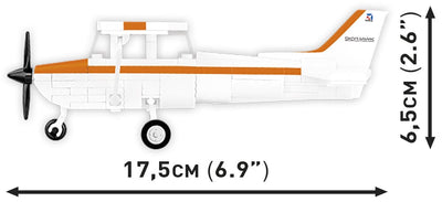 Cessna 172 Skyhawk brick plane model - COBI 26623 - 162 bricks Planes Cobi