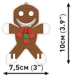 Christmas Gingerbread man brick model decoration - COBI 20013 - 73 bricks Christmas decoration COBI
