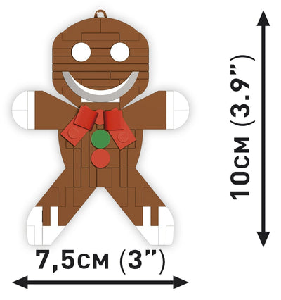 Christmas Gingerbread man brick model decoration - COBI 20013 - 73 bricks Christmas decoration COBI