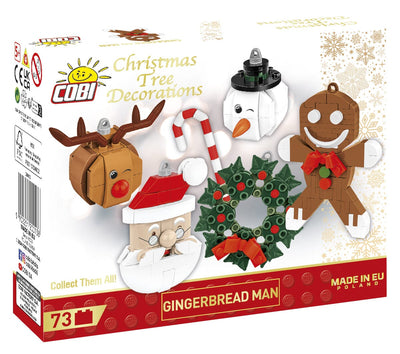 Christmas Gingerbread man brick model decoration - COBI 20013 - 73 bricks Christmas decoration COBI