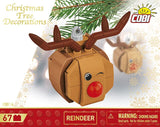 Christmas Reindeer brick model decoration - COBI 20014 - 67 bricks Christmas decoration COBI