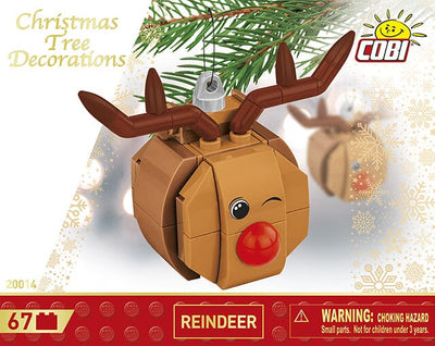 Christmas Reindeer brick model decoration - COBI 20014 - 67 bricks Christmas decoration COBI