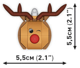 Christmas Reindeer brick model decoration - COBI 20014 - 67 bricks Christmas decoration COBI