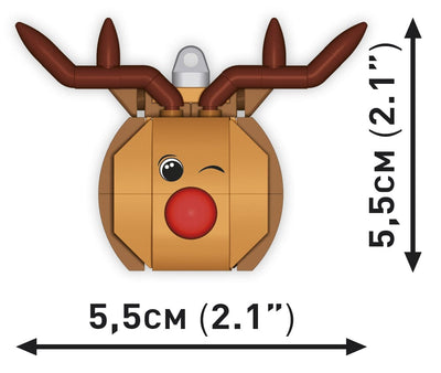 Christmas Reindeer brick model decoration - COBI 20014 - 67 bricks Christmas decoration COBI