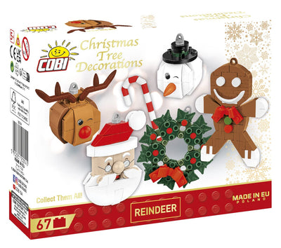 Christmas Reindeer brick model decoration - COBI 20014 - 67 bricks Christmas decoration COBI