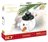 Christmas Snowman brick model decoration - COBI 20012 - 59 bricks Christmas decoration COBI
