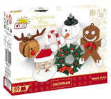 Christmas Snowman brick model decoration - COBI 20012 - 59 bricks Christmas decoration COBI