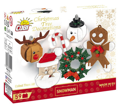 Christmas Snowman brick model decoration - COBI 20012 - 59 bricks Christmas decoration COBI