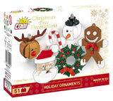 Christmas wreath brick model decoration - COBI 20009 - 51 bricks Christmas decoration COBI