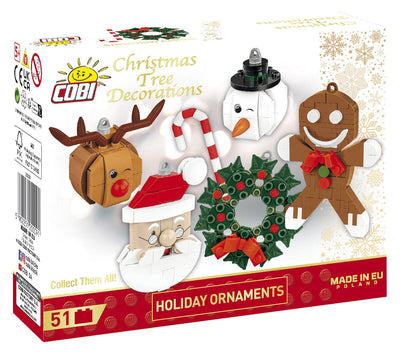 Christmas wreath brick model decoration - COBI 20009 - 51 bricks Christmas decoration COBI