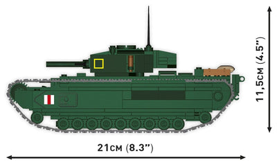 Churchill MK.IV brick tank model - COBI 3128 - 668 bricks Tank Cobi