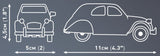 CITROEN 2CV Dolly 1985 - COBI 24513 - 85 bricks car Cobi