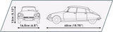 Citroen DS.21 Pallas 1968 brick car model - COBI 24348 - 2265 bricks car Cobi