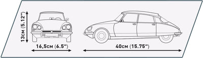 Citroen DS.21 Pallas 1968 brick car model - COBI 24348 - 2265 bricks car Cobi