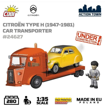 Citroen Type H car transporter brick model - COBI 24627 - 280 bricks car COBI