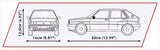 COBI Executive Edition Lancia Delta HF Intg. Evo brick car model - COBI 24356 - 2294 bricks car Cobi