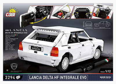 COBI Executive Edition Lancia Delta HF Intg. Evo brick car model - COBI 24356 - 2294 bricks car Cobi