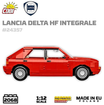 COBI Lancia Delta HF Intg. brick model car - COBI 24357 - 2068 bricks car Cobi