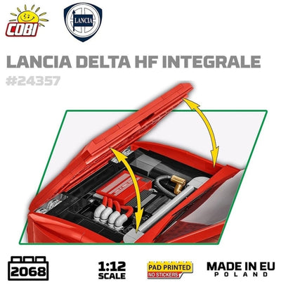 COBI Lancia Delta HF Intg. brick model car - COBI 24357 - 2068 bricks car Cobi